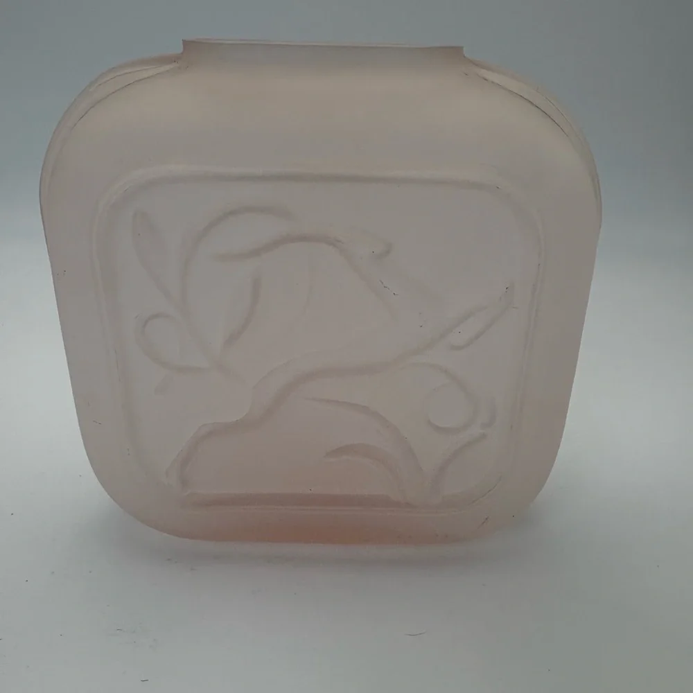 Vintage Balos Art Deco Vase with Frosted Glass in “Amethyst”